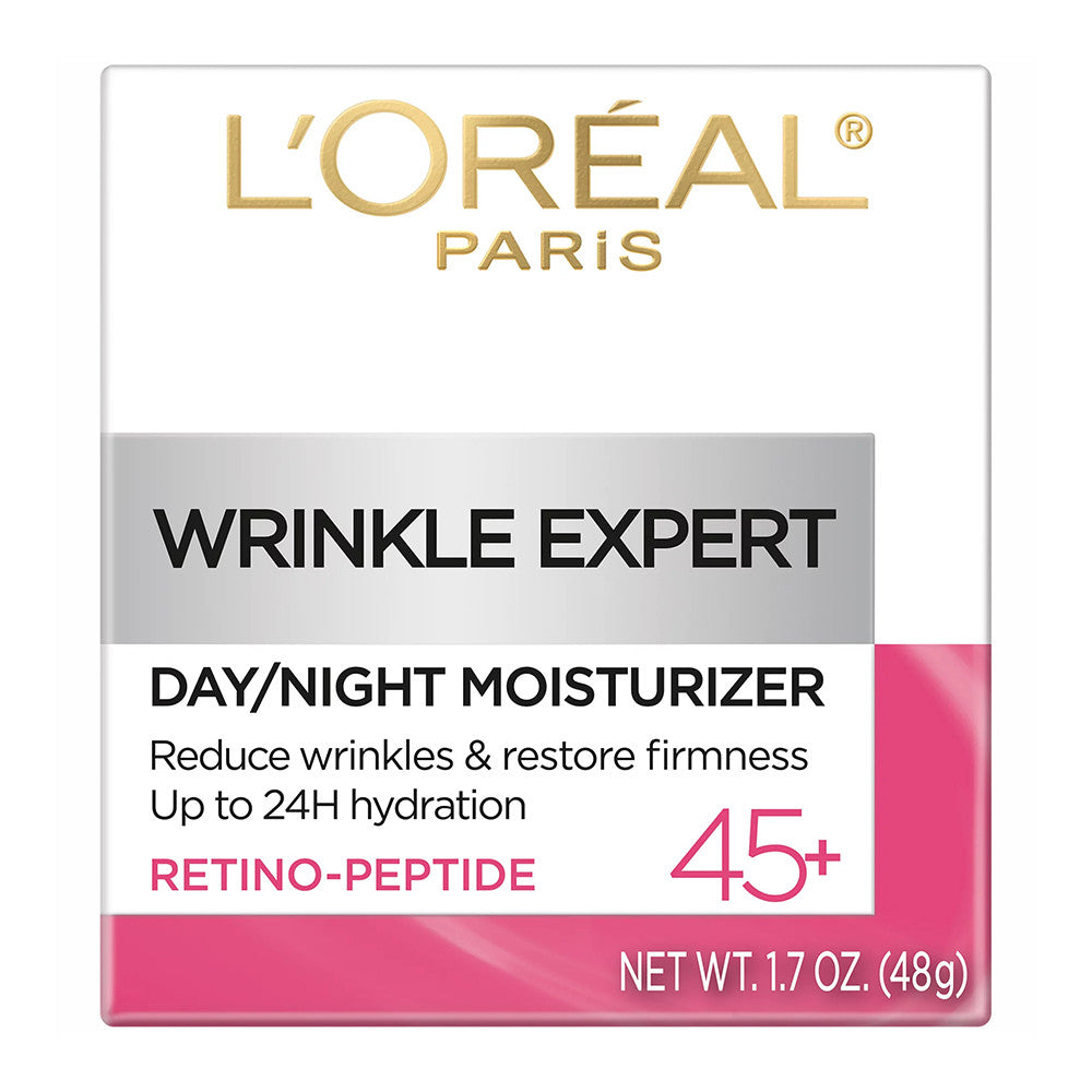 LOreal Paris Wrinkle Expert 45+ Retino-Peptide, Anti-Wrinkle Face Moisturizer, 1.7 Oz